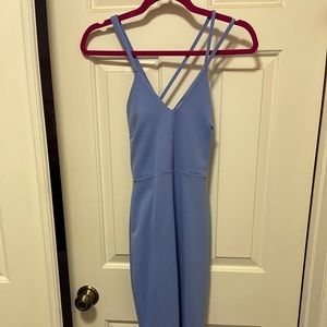 Size Small Midi Blue Dress from Boohoo